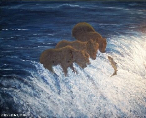 bears & salmon